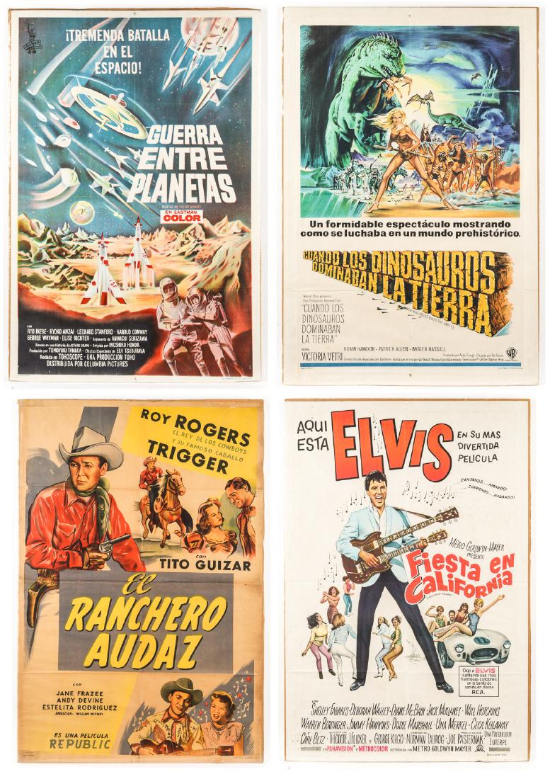 Group of 4 Vintage Posters, Musical and Sci-Fi Theme (1 of 9)