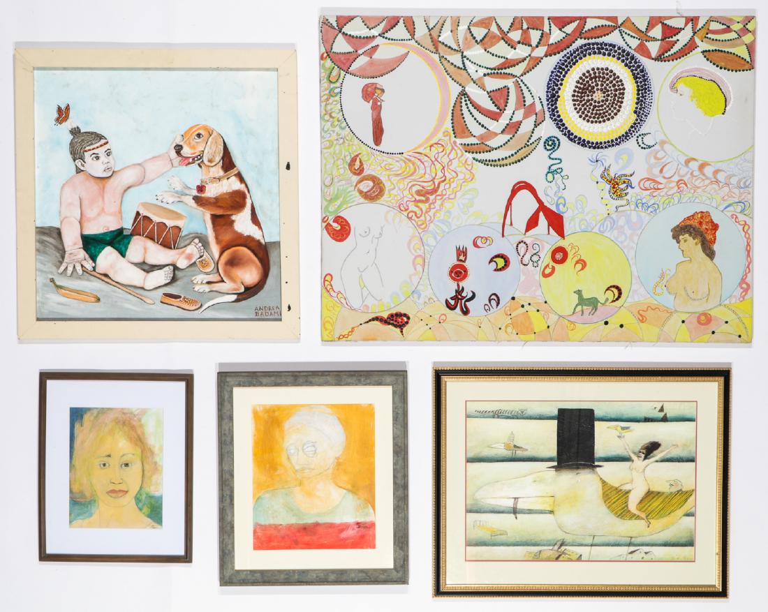 5 Mixed Media Works Various Artists (1 of 8)