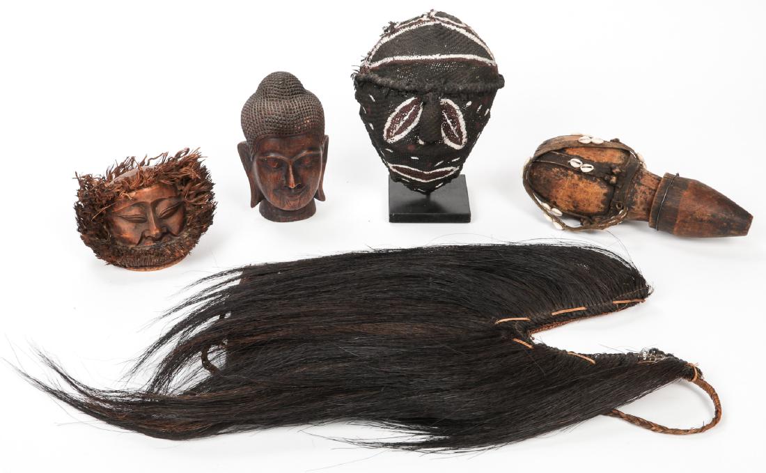 Collection of 5 Ethnographic Artifacts from Various (1 of 2)
