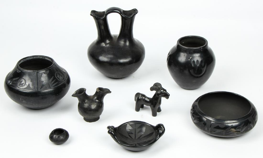 Collection of San Ildefonso Blackware (1 of 5)