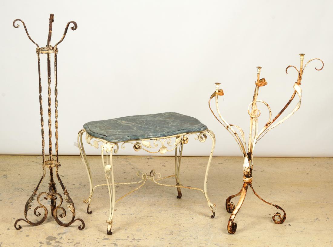 3 Pc. Old Outdoor Garden Furniture/Plant Stands (1 of 7)