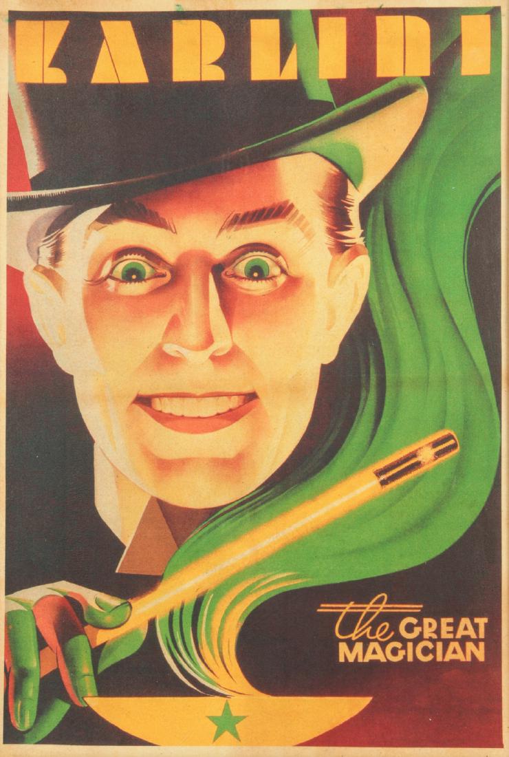 Karlini the Great Magician Poster (1 of 3)