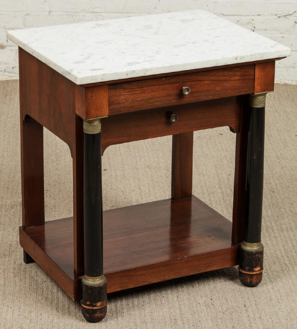 Continental Marble Top Side Table (1 of 7)
