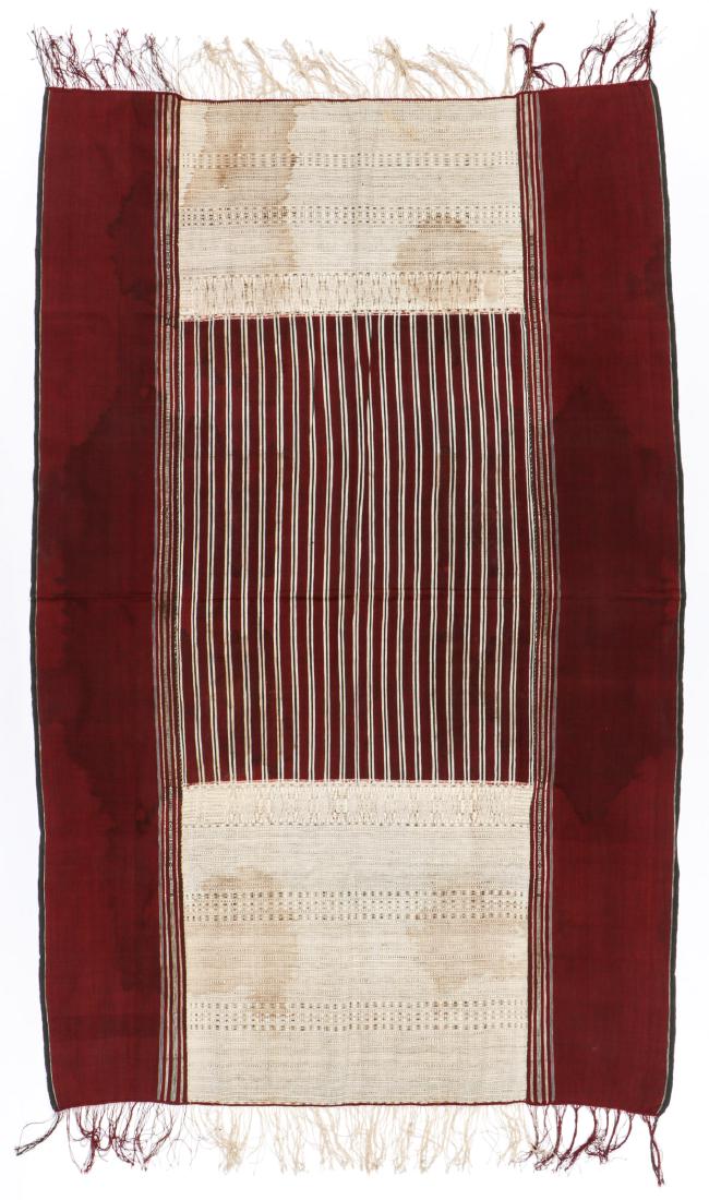 19th C.Ceremonial Textile/Ulos Ragidup, Sumatra (1 of 5)