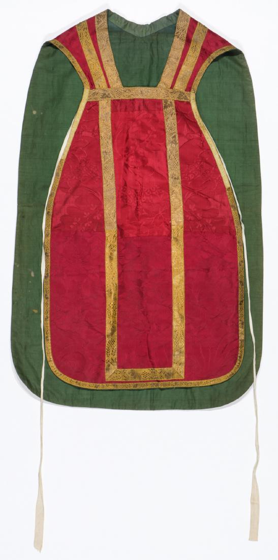 Antique Continental Catholic Silk Vestment (1 of 5)