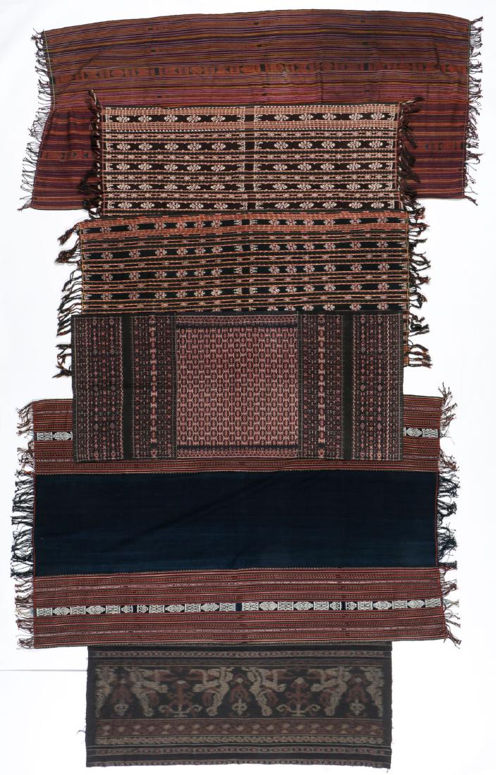 6 Indonesian Ikat Textiles, Early/Mid 20th C (1 of 8)
