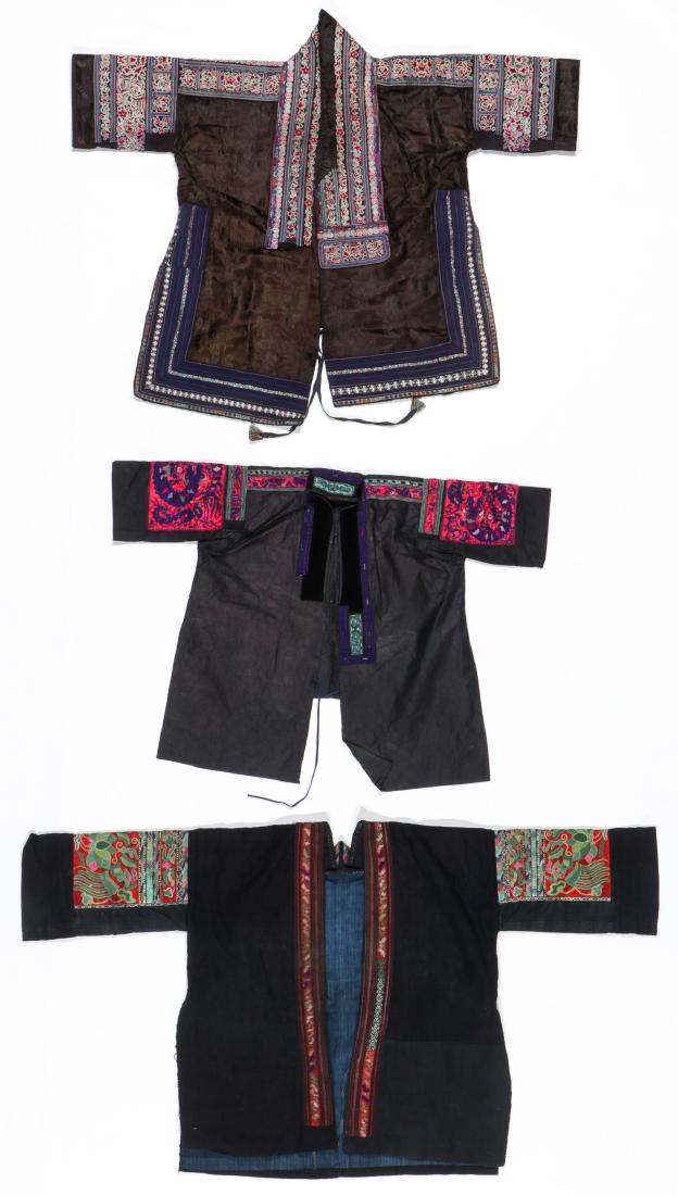3 Asian Tribal Robes/Jackets, Early/Mid 20th C (1 of 6)