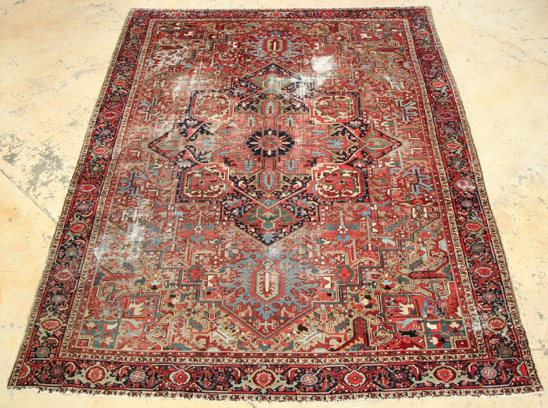 Antique Heriz Rug, Persia: 11'5'' x 14'7'' (1 of 8)