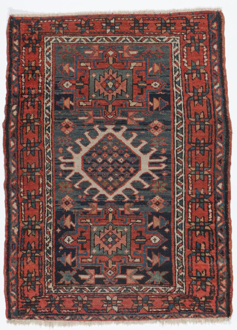Antique Karadja Rug, Persia: 3'1'' x 4'2'' (1 of 6)