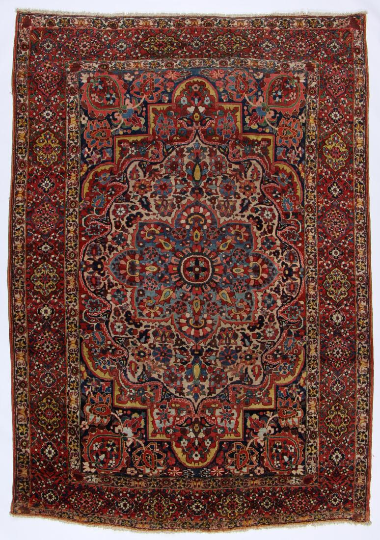 Antique Baktiari Rug, Persia: 7'1'' x 10'1'' (1 of 6)