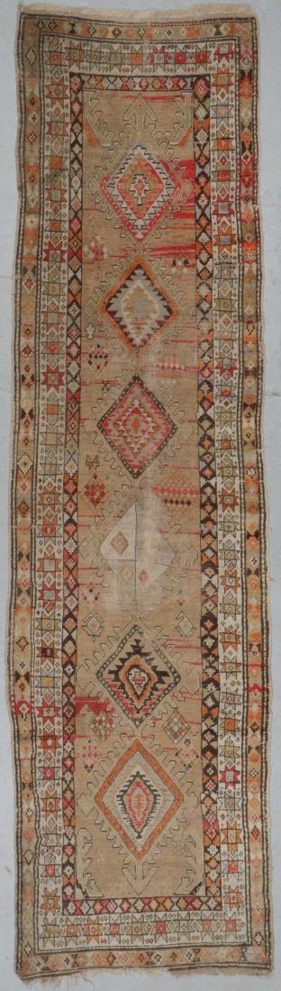 Antique Karabagh Rug, Caucasus: 3'6'' x 12'10'' (1 of 6)