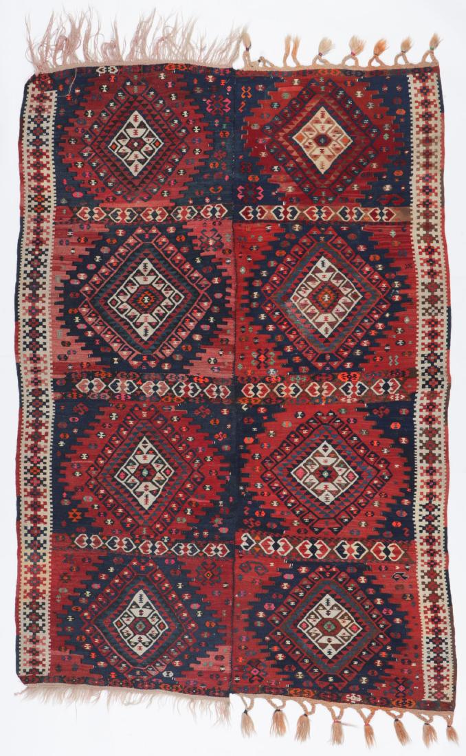 Antique Van Kilim, Turkey: 5'9'' x 8'2'' (1 of 5)
