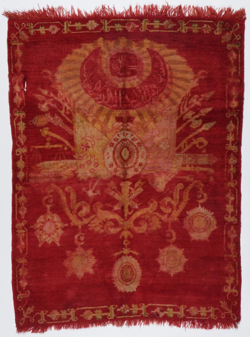 Antique Oushak Rug, Turkey: 4'8'' x 6'1'' (1 of 6)