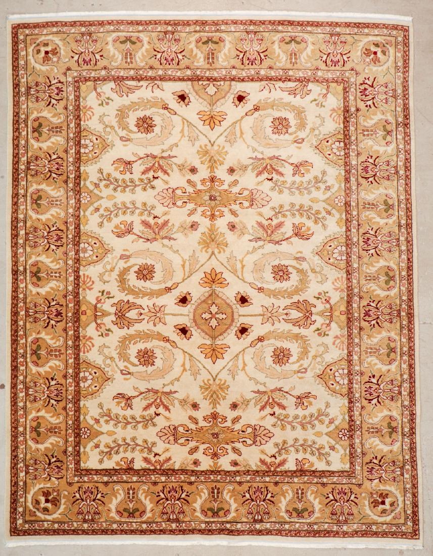 Vintage Agra Rug: 7'11'' x 10'1'': Vintage Agra Rug, India: 7'11'' x 10'1'' (241 x 307 cm).