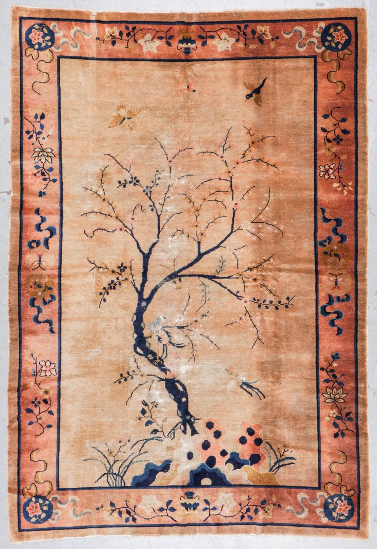 Antique Chinese Rug: 5'11'' x 8'8'' (1 of 7)