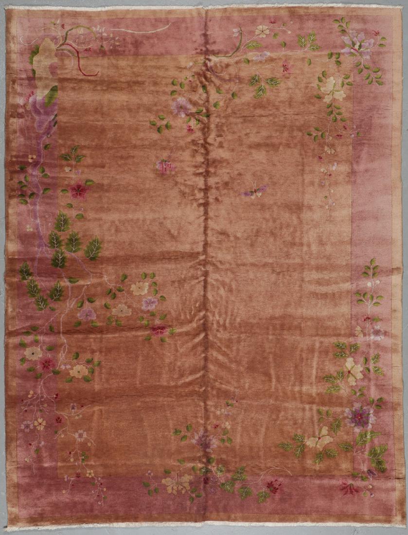 Art Deco Rug, Early 20th C: 8'10'' x 11'4'': Art Deco Rug, Early 20th C, China: 8'10'' x 11'4'' (269 x 345 cm). 92 lbs.