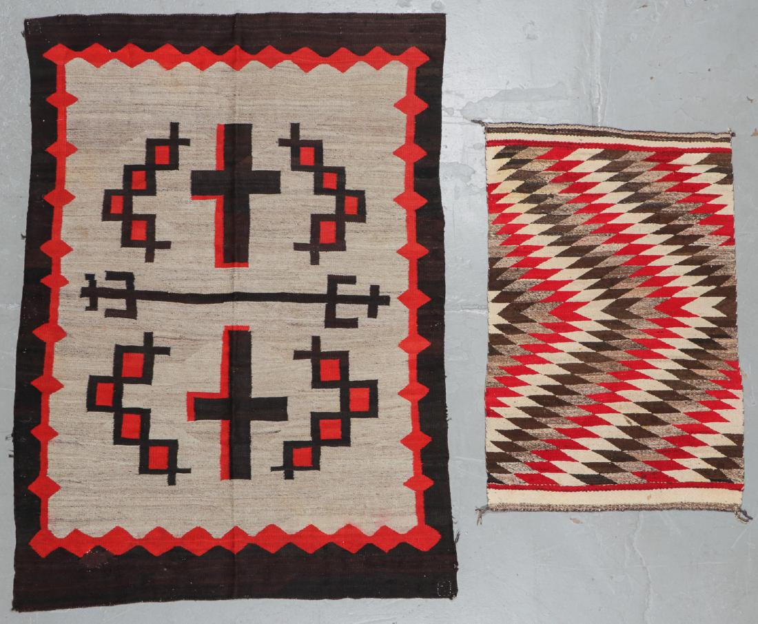Two Navajo Rugs, Early 20th C. (1 of 5)