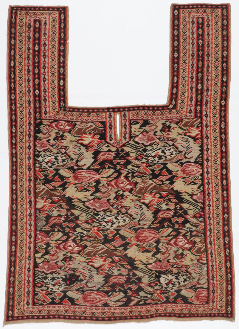Antique Senneh Kilim Horse Cover, Persia (1 of 6)