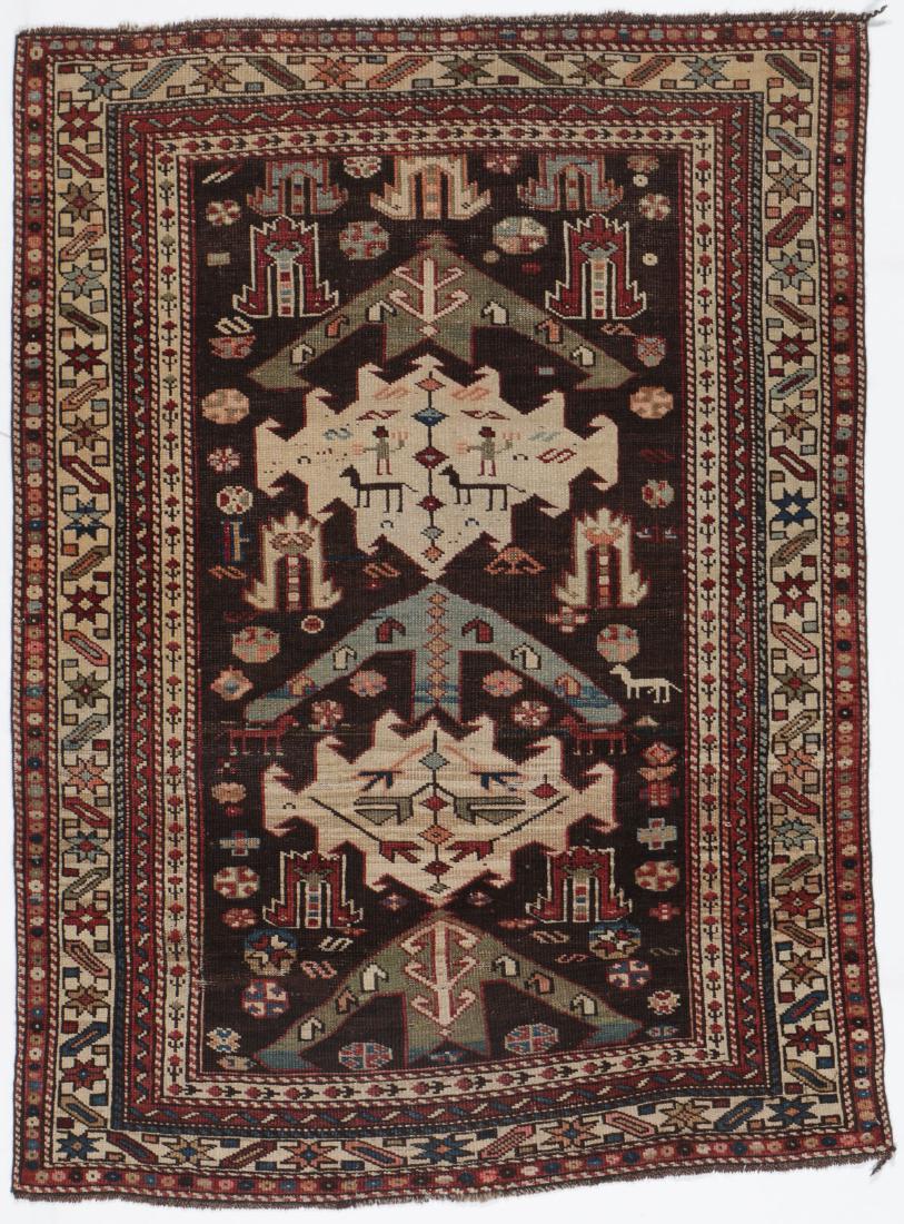 Antique Shirvan Rug: 3'0'' x 4'1'' (1 of 6)