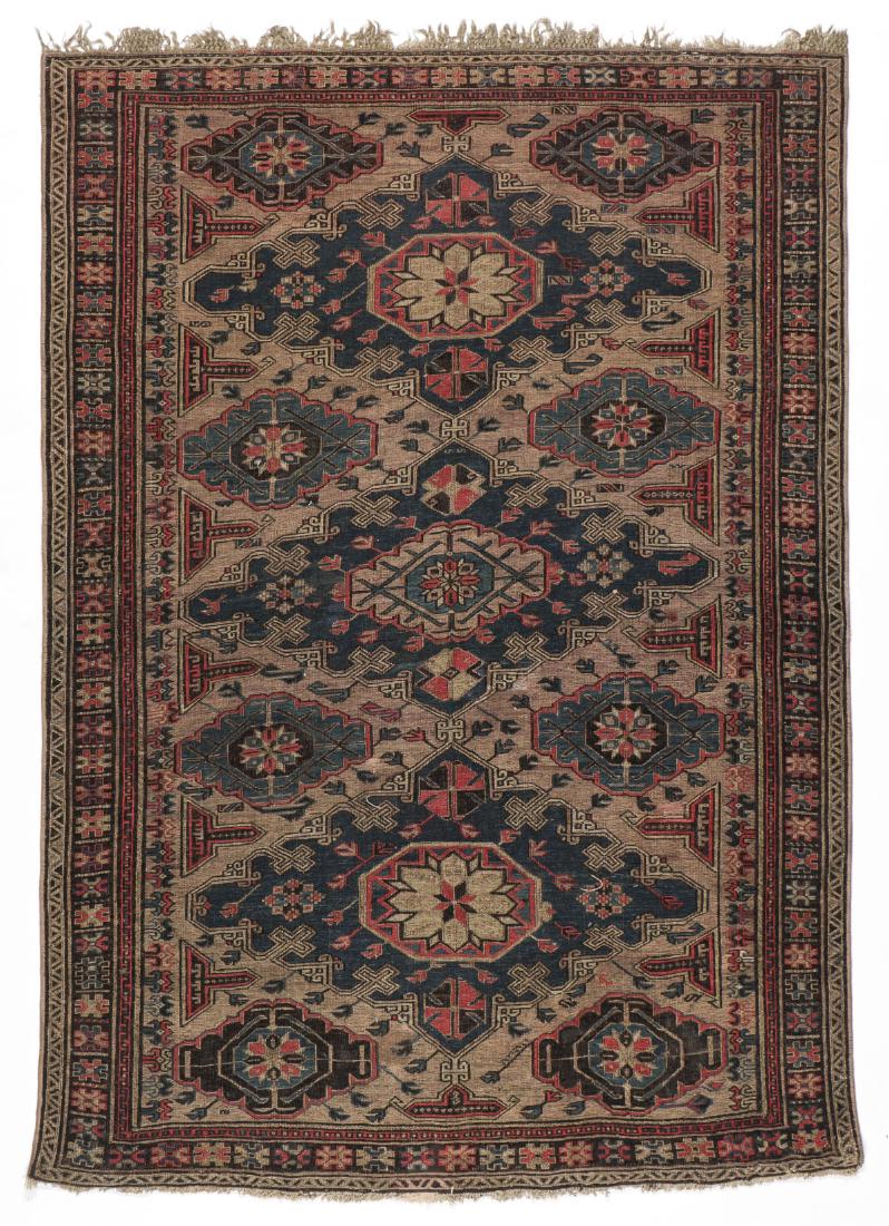 Antique Sumak Rug: 4'1'' x 6'0'' (1 of 6)