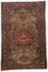 Antique Sarouk Ferahan Rug: 3'3'' x 4'11''