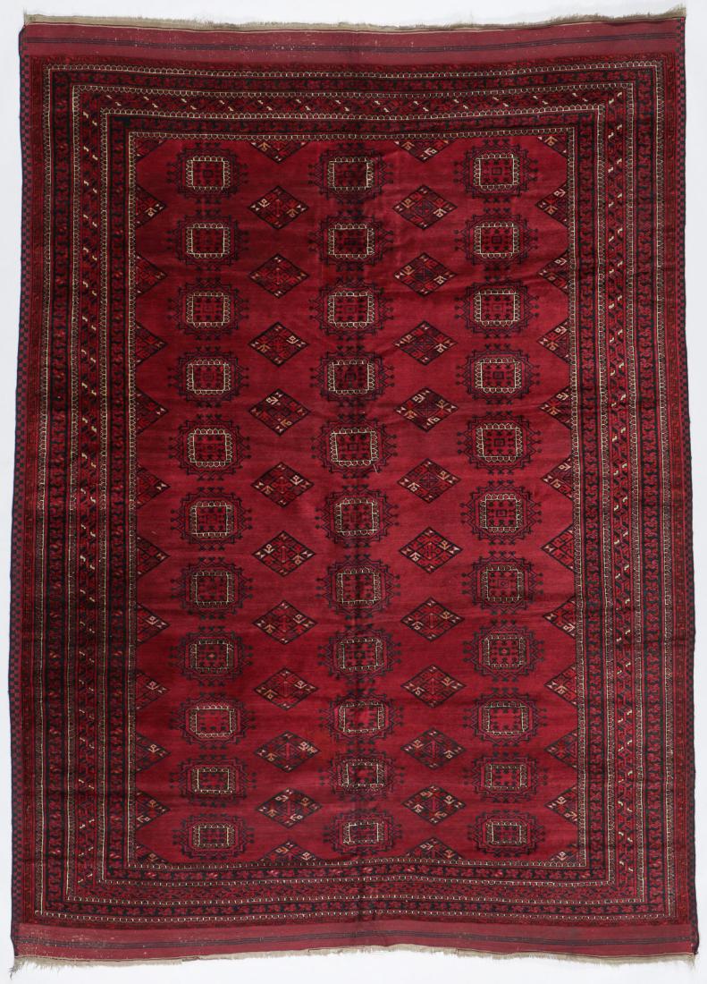 Antique Turkmen Main Rug: 6'9'' x 9'4'' (1 of 6)