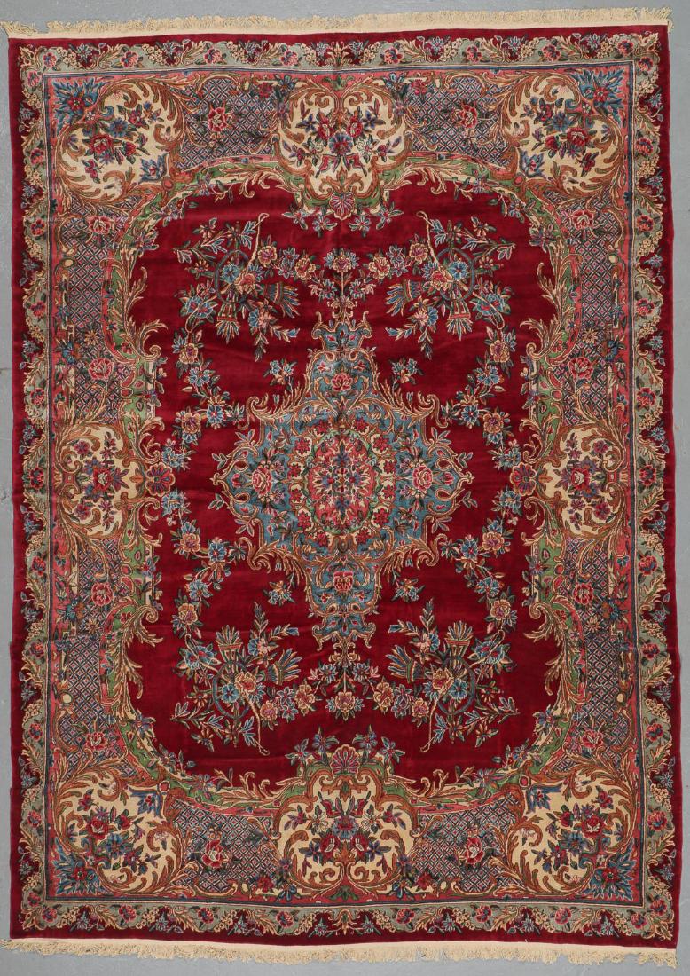 Semi-Antique Kerman Rug: 8'8'' x 12'1'' (1 of 6)