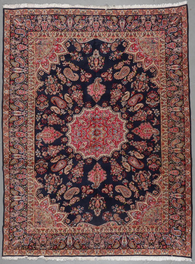 Semi-Antique Kerman Rug: 8'5'' x 11'1'' (1 of 6)