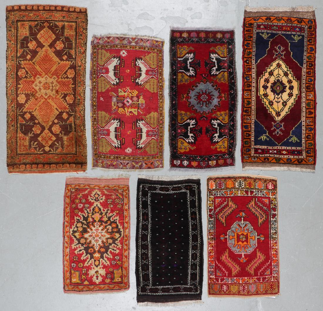 Collection of 7 Antique Small Rugs (1 of 8)