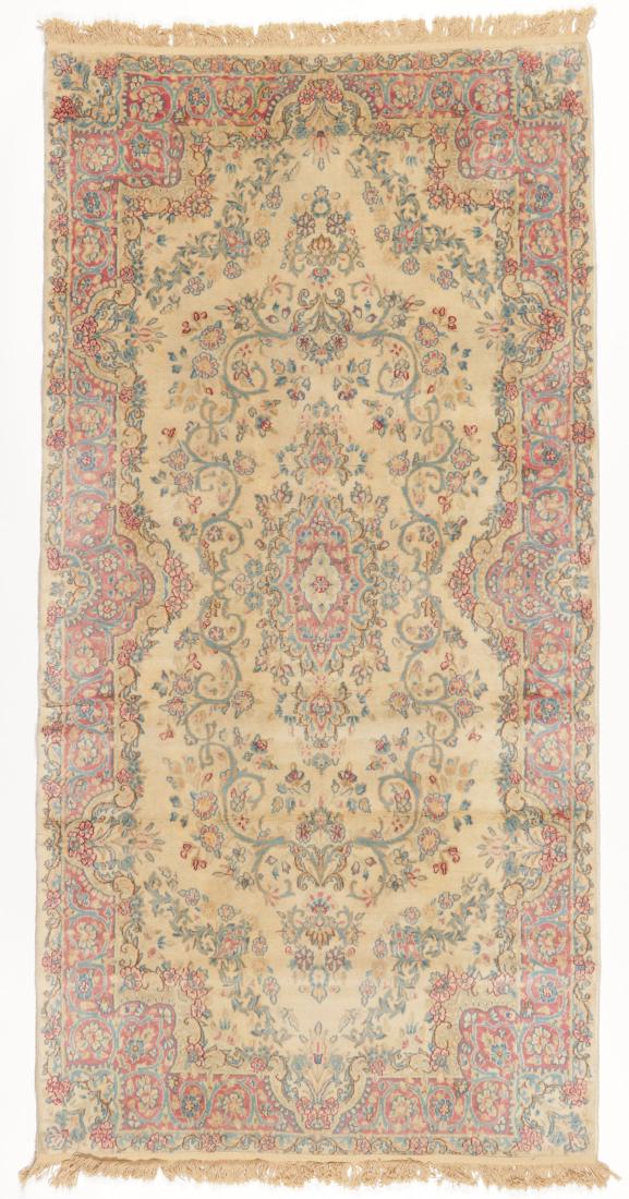 Semi-Antique Kerman Rug: 3'10'' x 7'10'' (1 of 6)