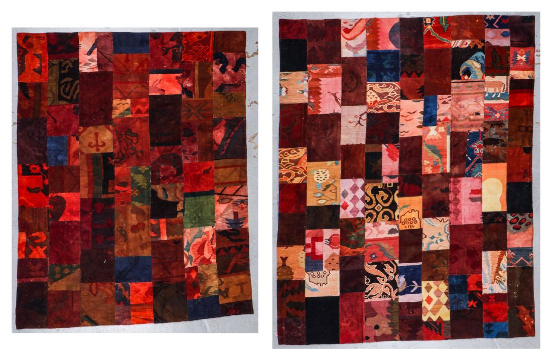 2 Modern Patchwork Kilims (1 of 5)