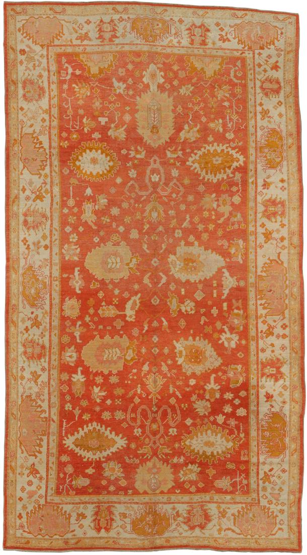 Oushak Rug, West Anatolia, 9'11'' x 18'1'' (1 of 8)