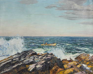 Edward Willis Redfield (1869-1965) "The Lobsterman",