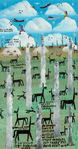 Howard Finster (1916-2001) "The Anamels Heaven" #6,115