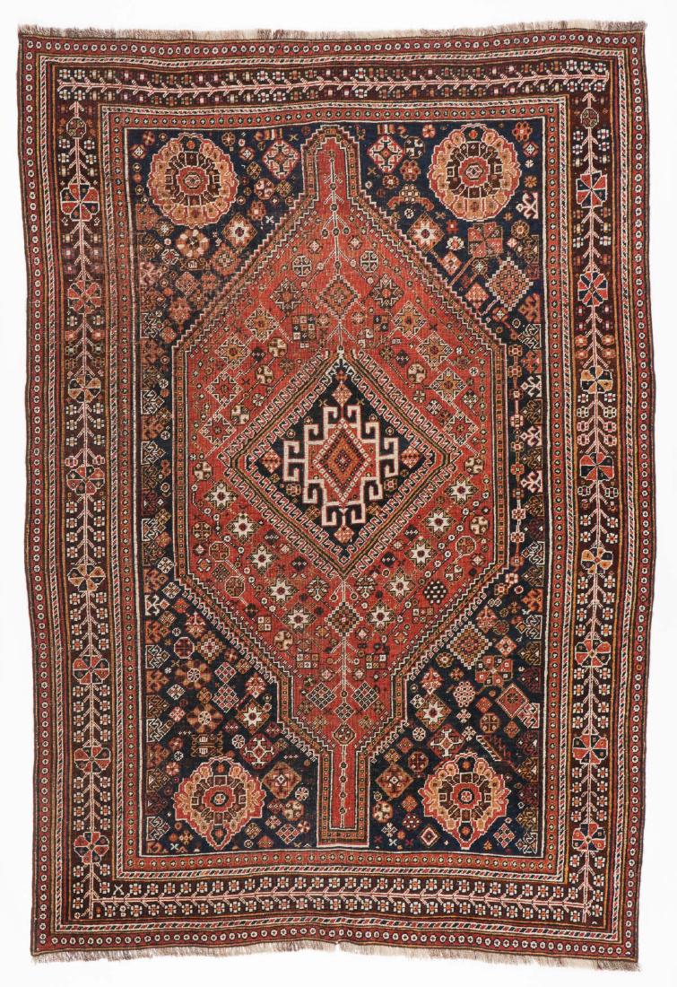 Antique Shiraz Rug, Persia: 5'4'' x 7'8'' (1 of 6)