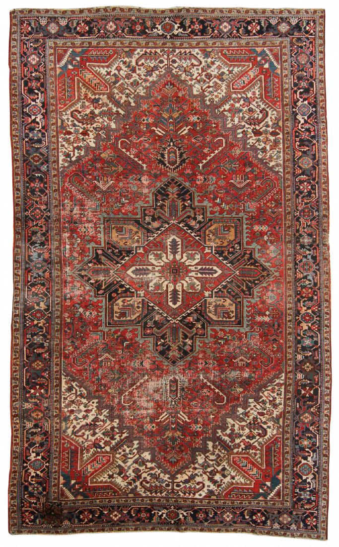 Antique Heriz Rug, Persia: 9'4'' x 15'4'' (1 of 6)