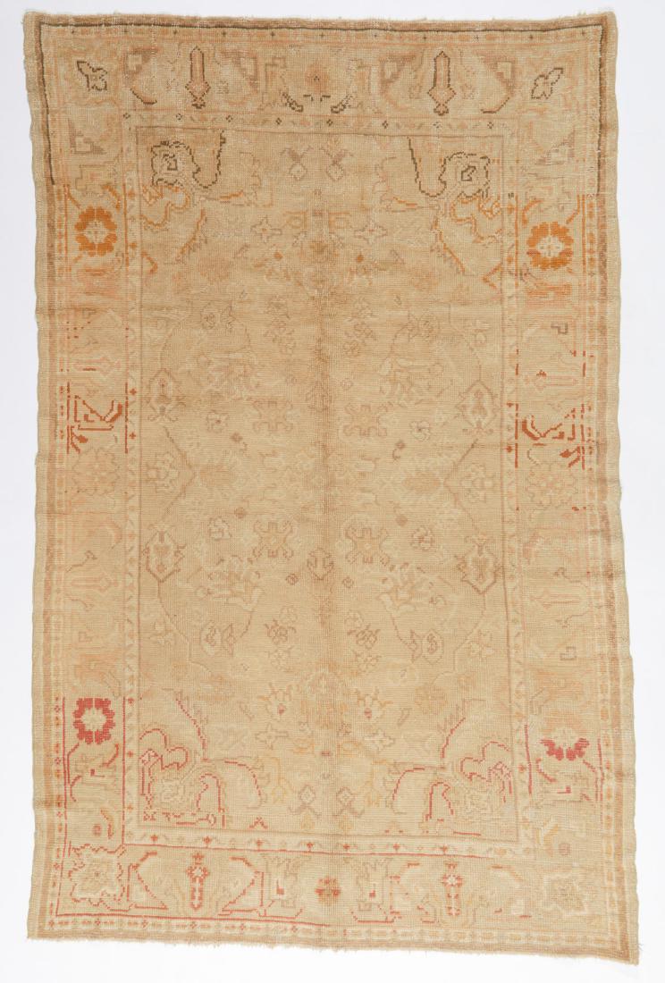 Antique Oushak Rug, Turkey: 6'8'' x 10'1'' (1 of 6)