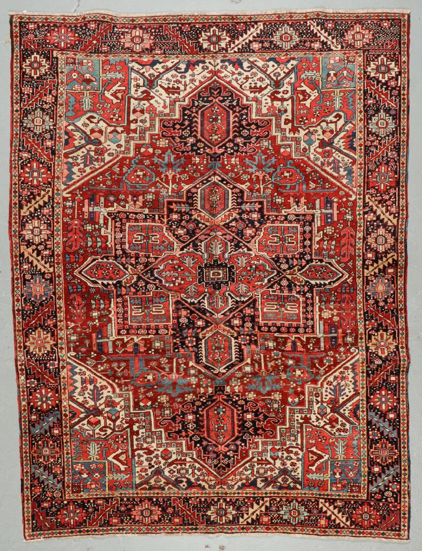 Antique Heriz Rug, Persia: 8'7'' x 11'6'' (1 of 6)