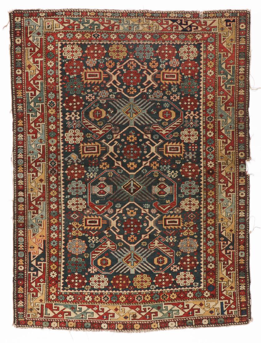 Antique Shirvan Rug, Caucasus: 3'10'' x 5'1'' (1 of 4)