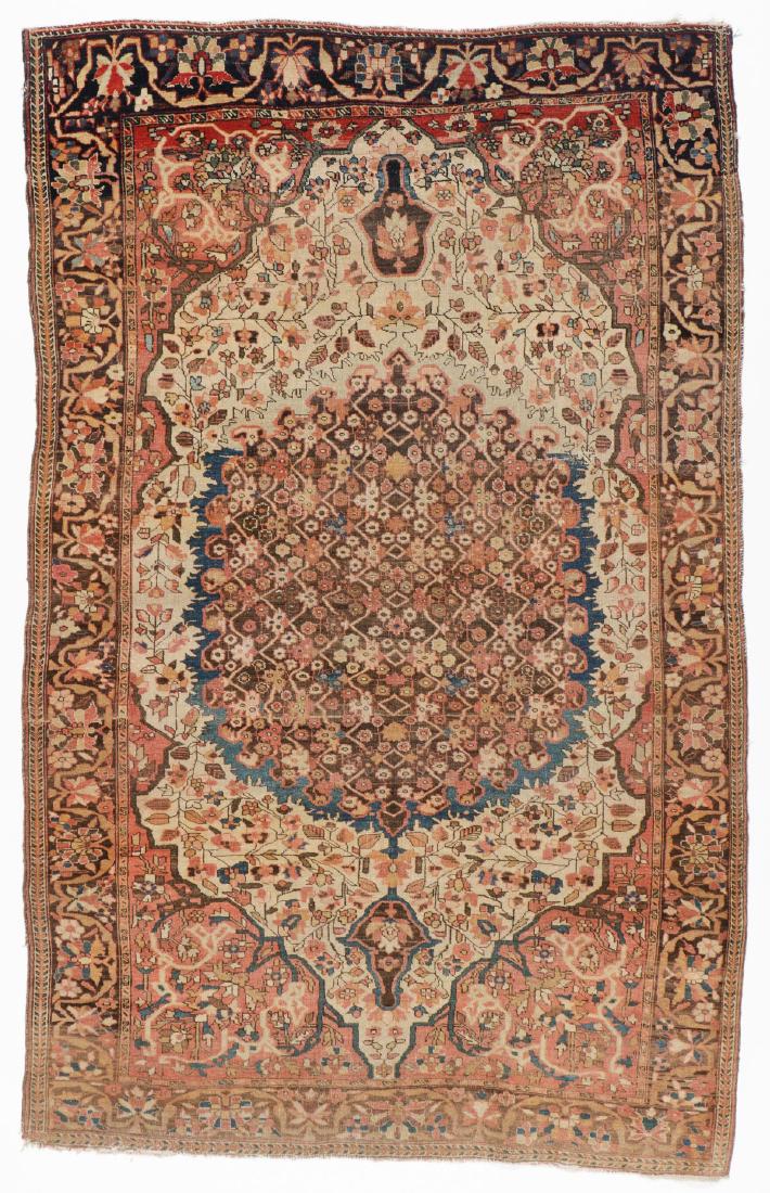 Antique Ferahan Sarouk Rug, Persia: 4'2'' x 6'6'' (1 of 6)