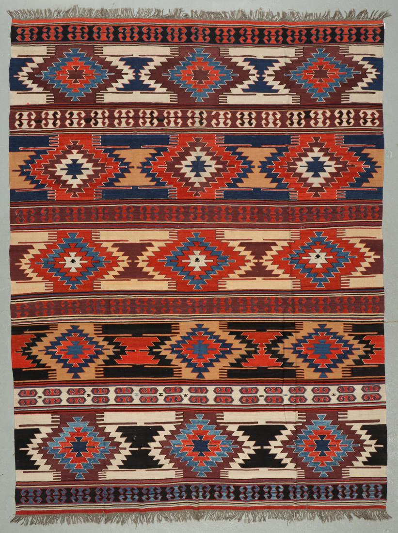 Large Anatolian Kilim, Turkey: 10'3'' x 13'4'' (1 of 6)