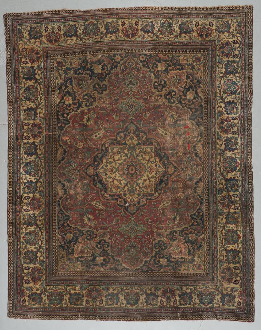 Antique Khorrasan Rug, Persia: 10'2'' x 13'0'': Antique Khorrasan Rug, Persia: 10'2'' x 13'0'' (310 x 396 cm). 53 lbs.