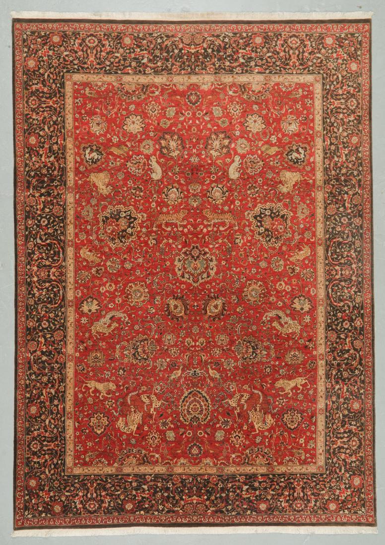 Fine Moghul Style Rug: 8'2'' x 11'6'': Fine Moghul Style Rug, modern, Afghanistan, natural dyes: 8'2'' x 11'6'' (249 x 351 cm). 57 lbs. Produced by special order of Oritop, Vienna, Austria.