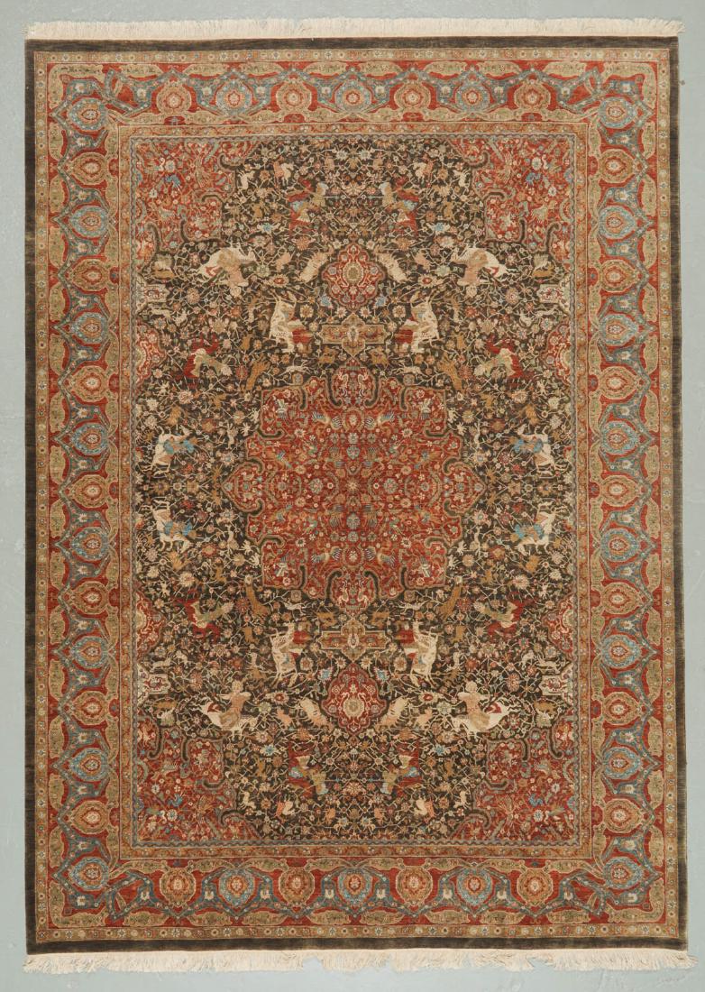 Fine Moghul Style Rug: 8'2'' x 11'3'' (1 of 6)