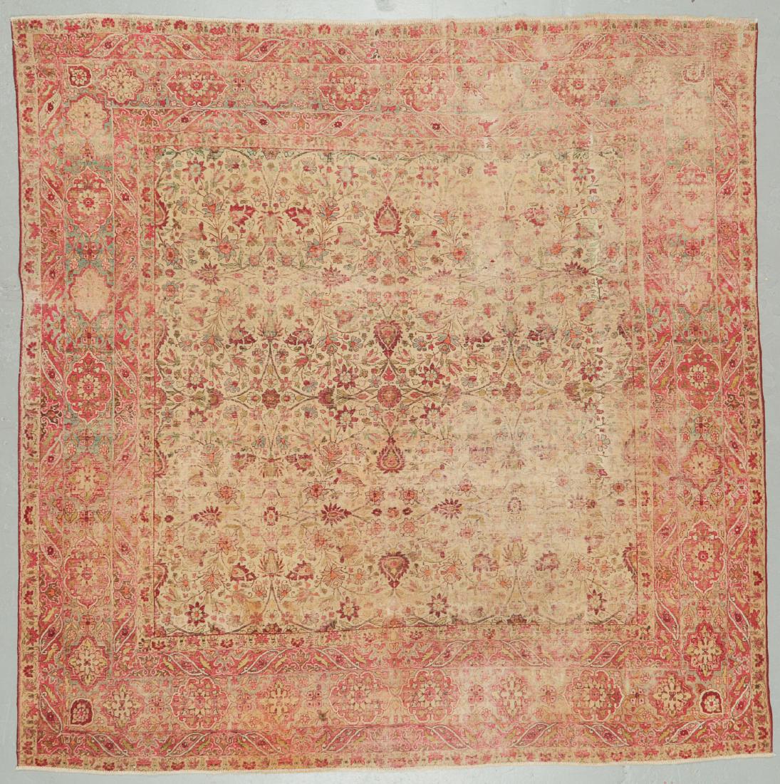 Antique Lavar Kerman Rug, Persia: 8'11'' x 8'10'' (1 of 6)