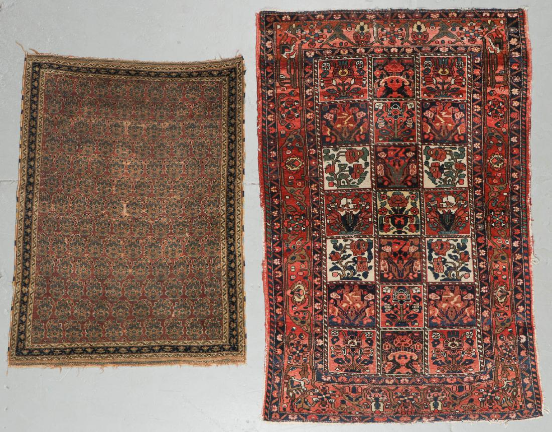 Antique Persian Afshar Rug & Baktiari Rug (2) (1 of 6)