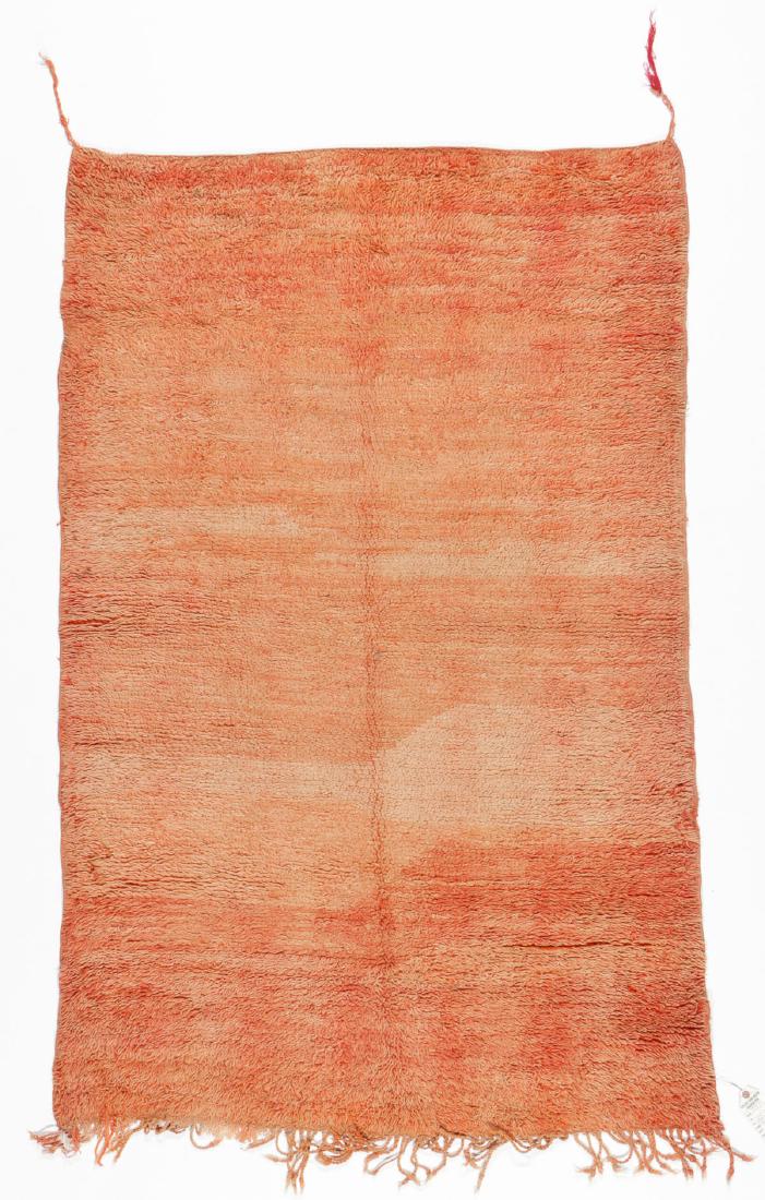 Vintage Moroccan Wool Pile Rug: 3'11'' x 6'2'' (1 of 6)