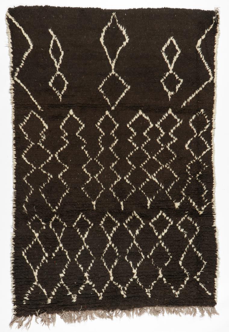 Vintage Moroccan Wool Pile Rug: 6'9'' x 9'9'' (1 of 6)