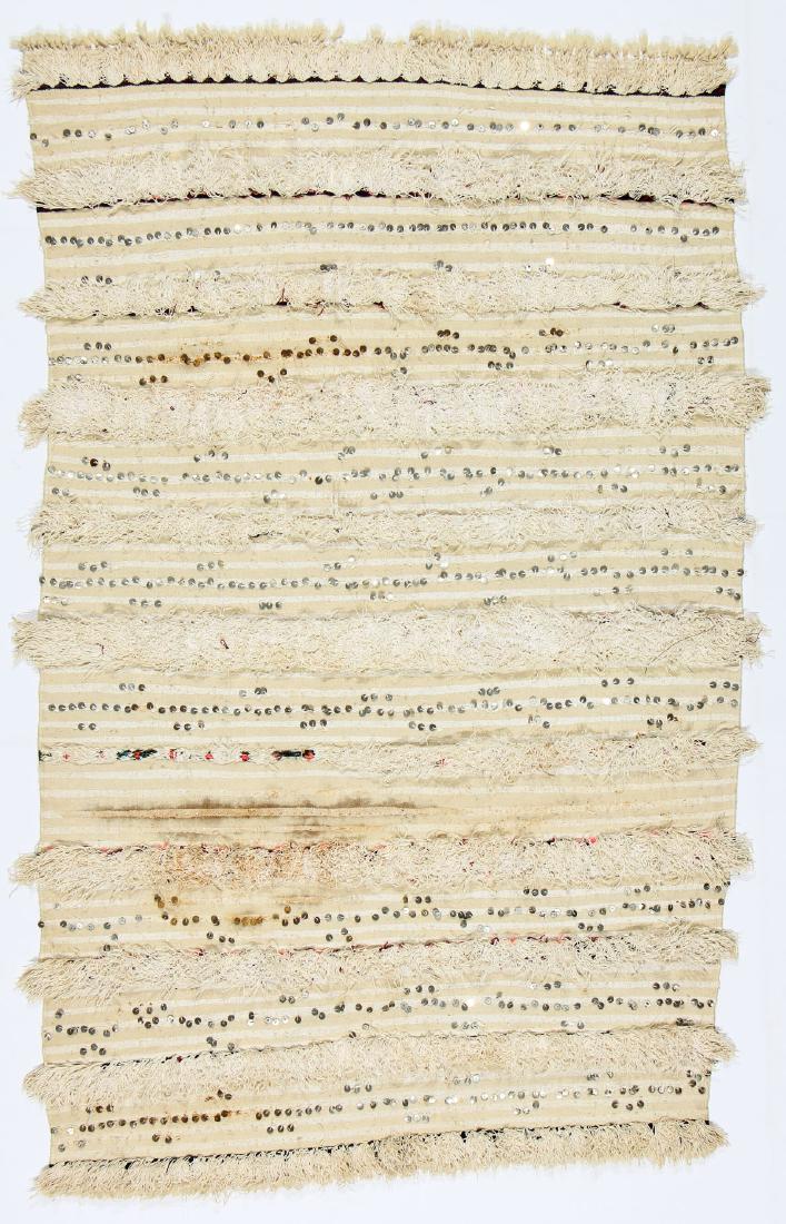 Vintage Moroccan Wedding Blanket: 3'5'' x 5'4'' (1 of 6)