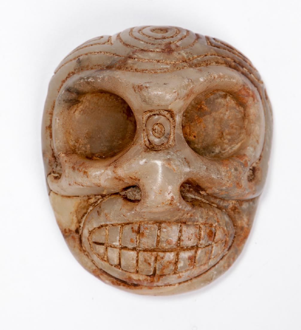 Taino Translucent Marble Portrait Death Head (1000-1500 (1 of 6)